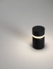 Minimalistyczny słupek ogrodowy klasyczny LED aluminiowy czarna niska tuba uniwersalny IP65 OSCELIA LE75129 Luces Exclusivas